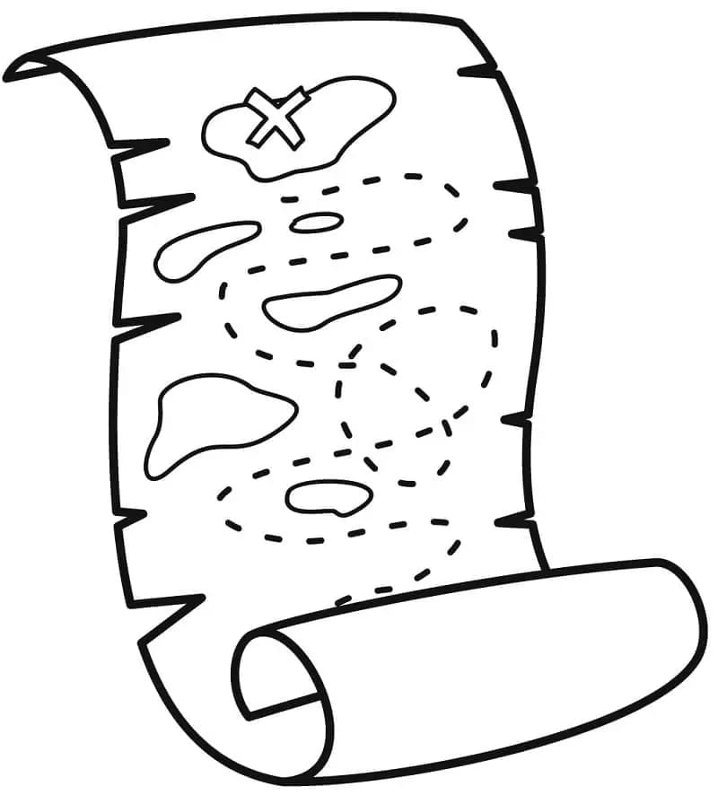 Ziehen Kostenlos Schatzkarte