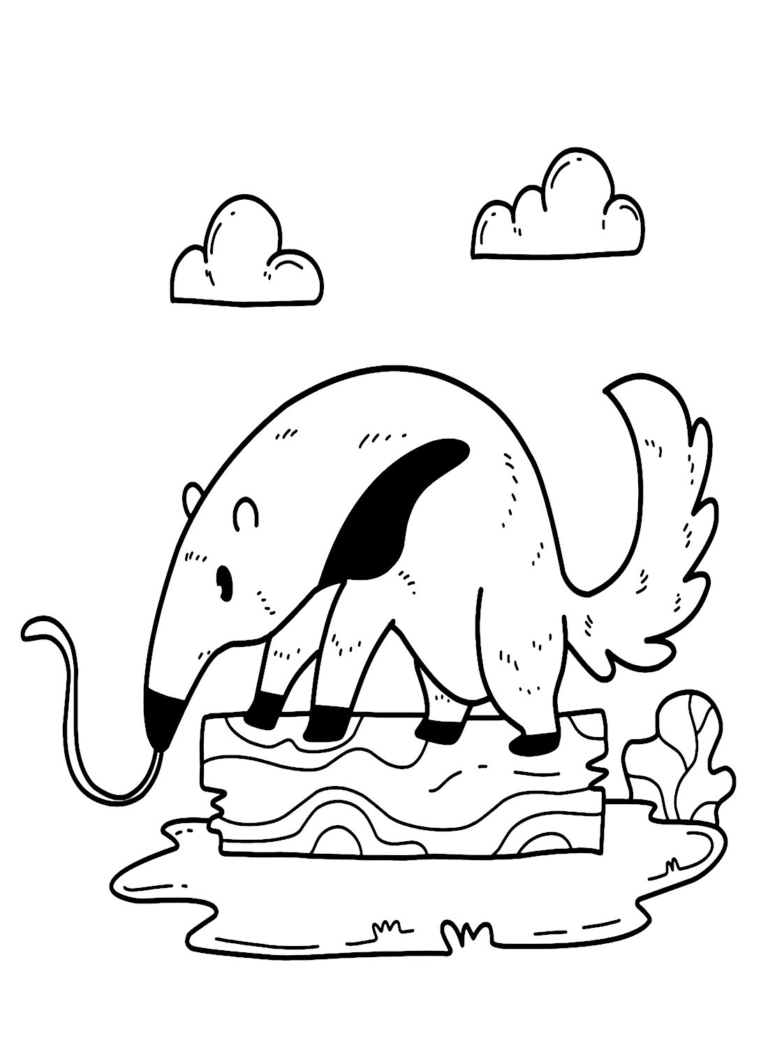 Ameisenbären zum Ausdrucken