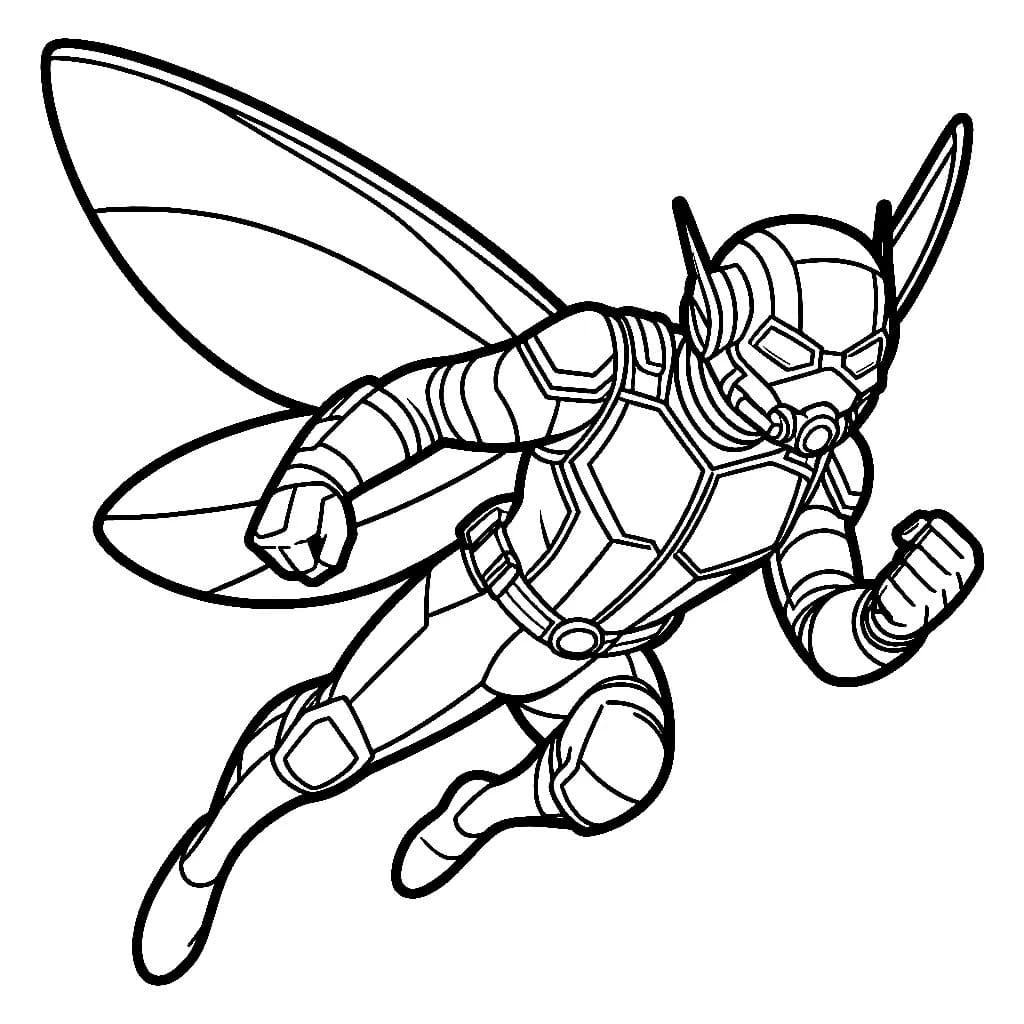 Ant-Man druckbare schlicht