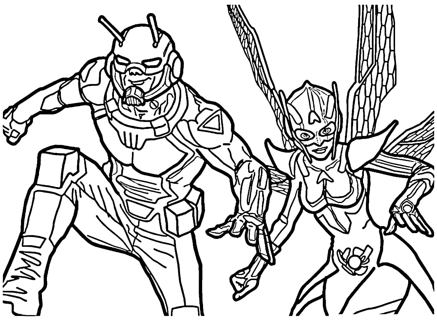 Ant-Man kostenlos druckbare basisch