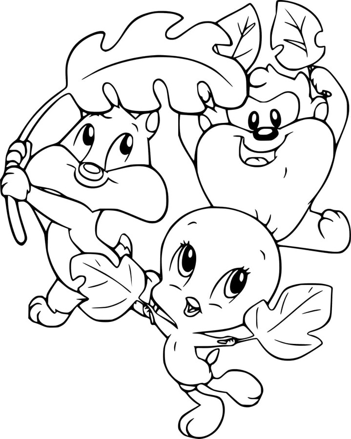Baby Looney Tunes kostenlos druckbar