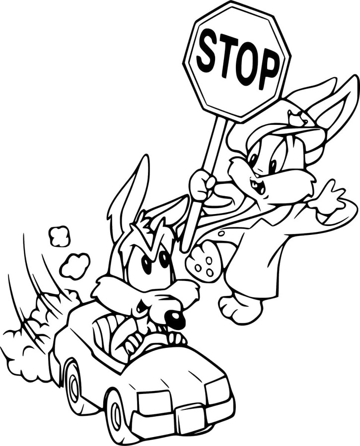 Baby Looney Tunes kostenlos zum Ausdrucken für Kinder