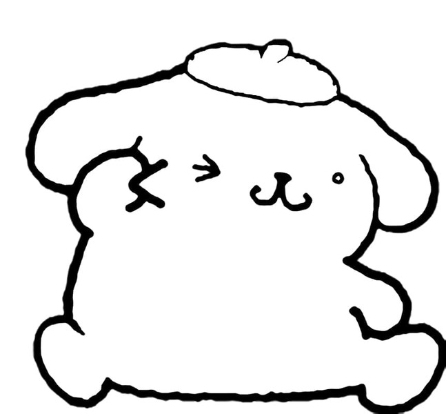 Druckbar Pompompurin