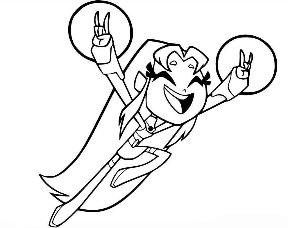 Druckbar Teen Titans Go