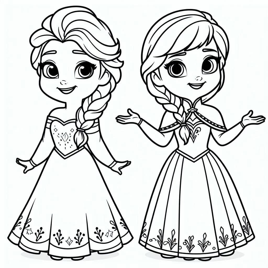 Elsa und Anna 2