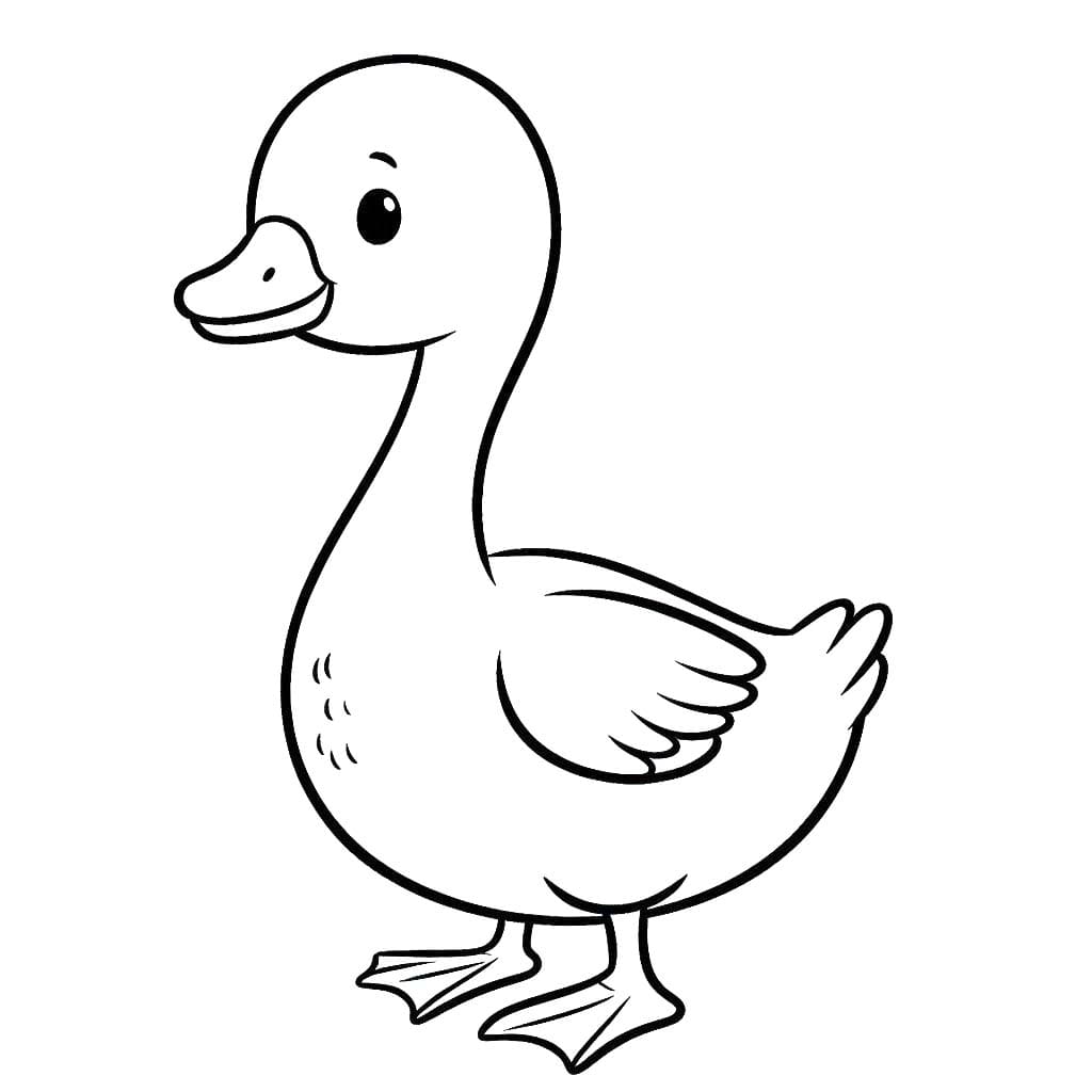 Gänse zum Ausdrucken für Kinder