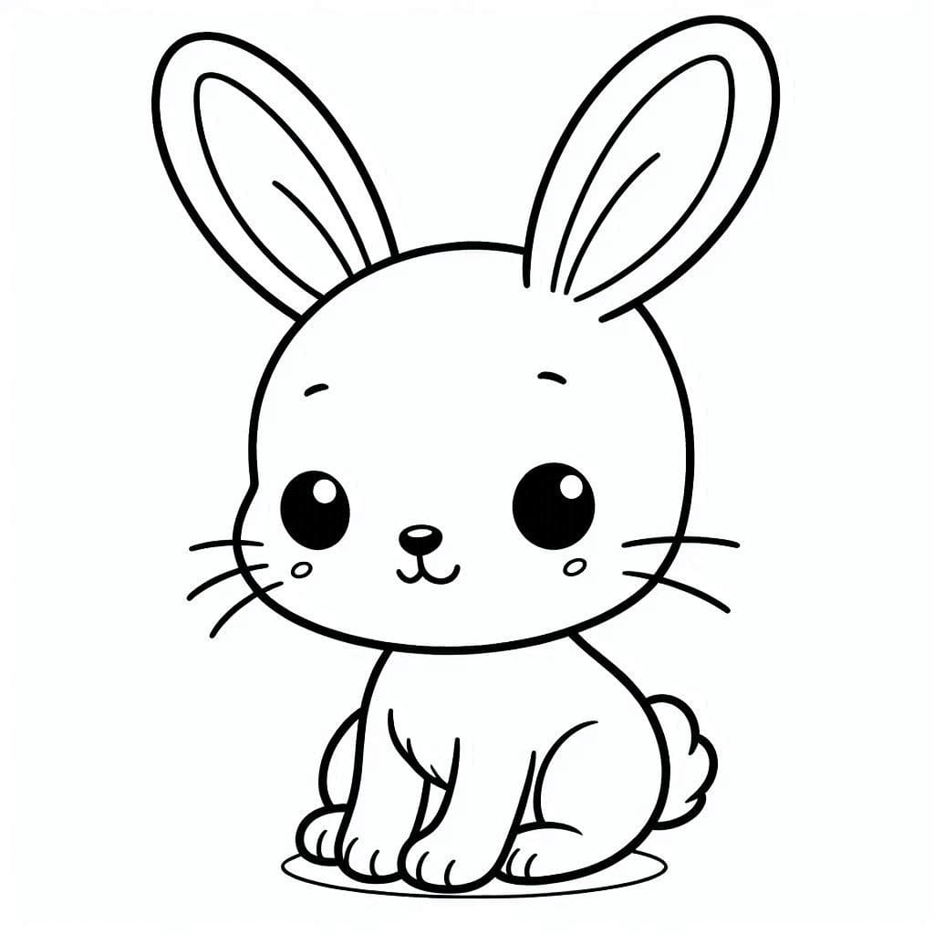 Hase zum Ausdrucken für Kinder