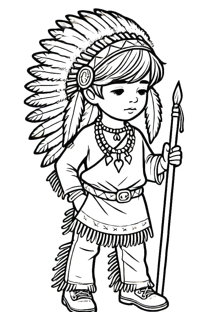 Indianer kostenlos druckbare basisch