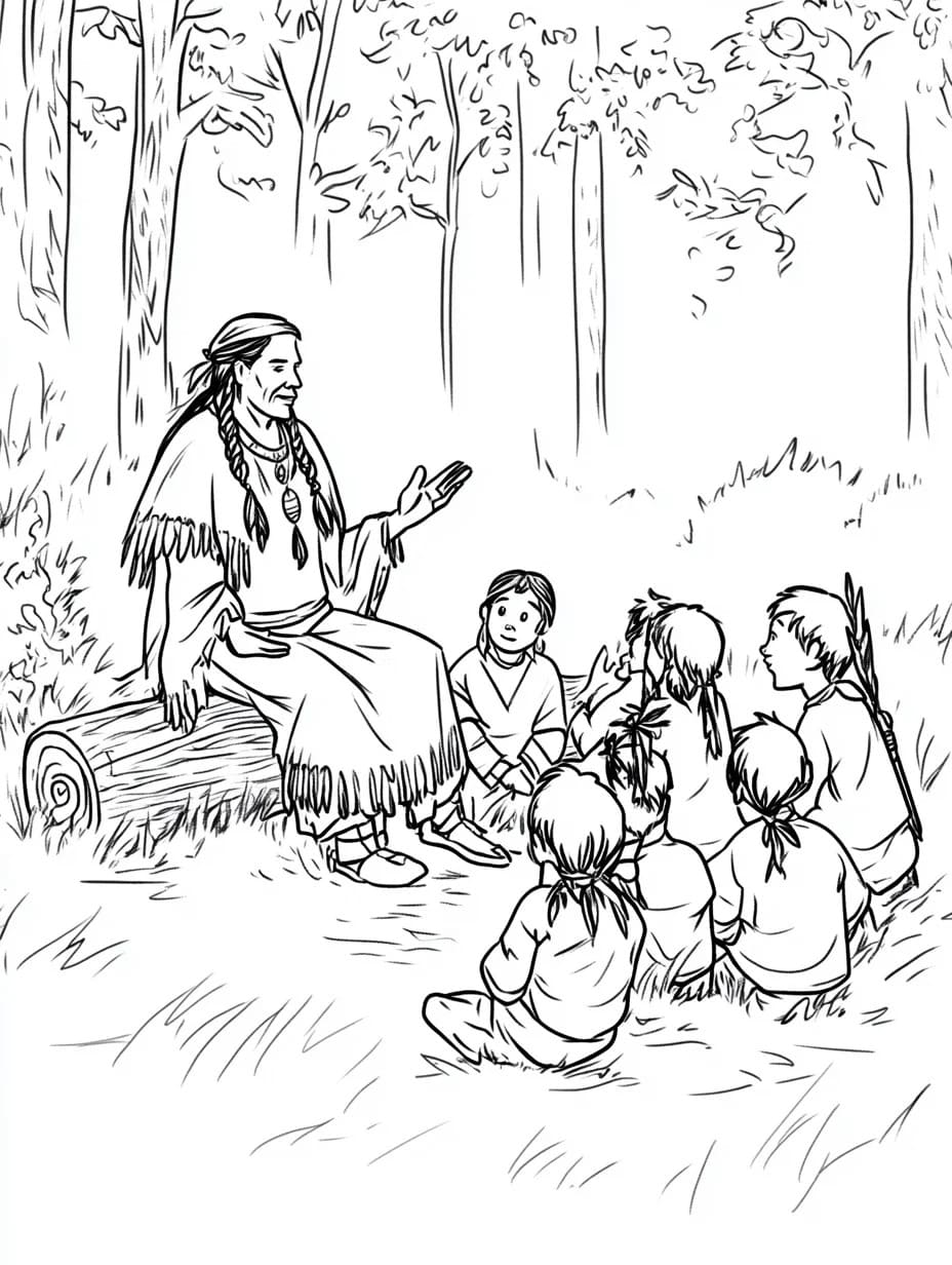 Indianer kostenlos druckbare einfach