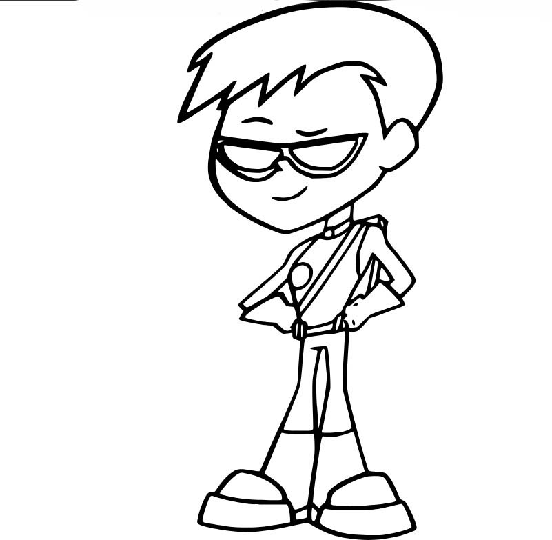 Teen Titans Go zum Ausdrucken für Kinder