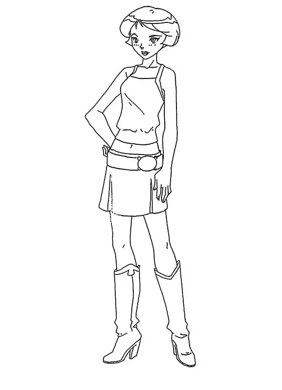 Totally Spies kostenlos druckbare schlicht