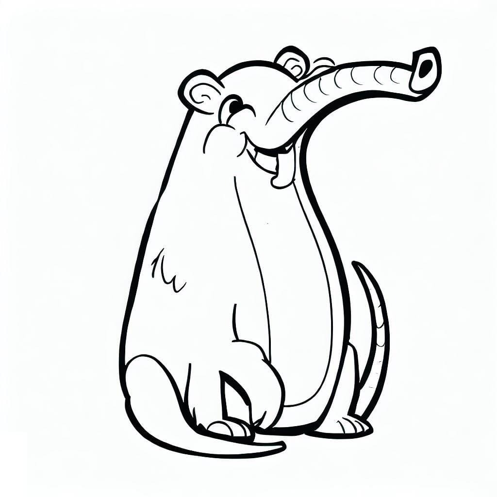 Zeichnen Ameisenbären