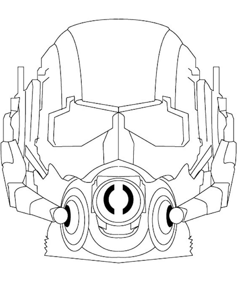 Zeichnen Ant-Man druckbare einfach