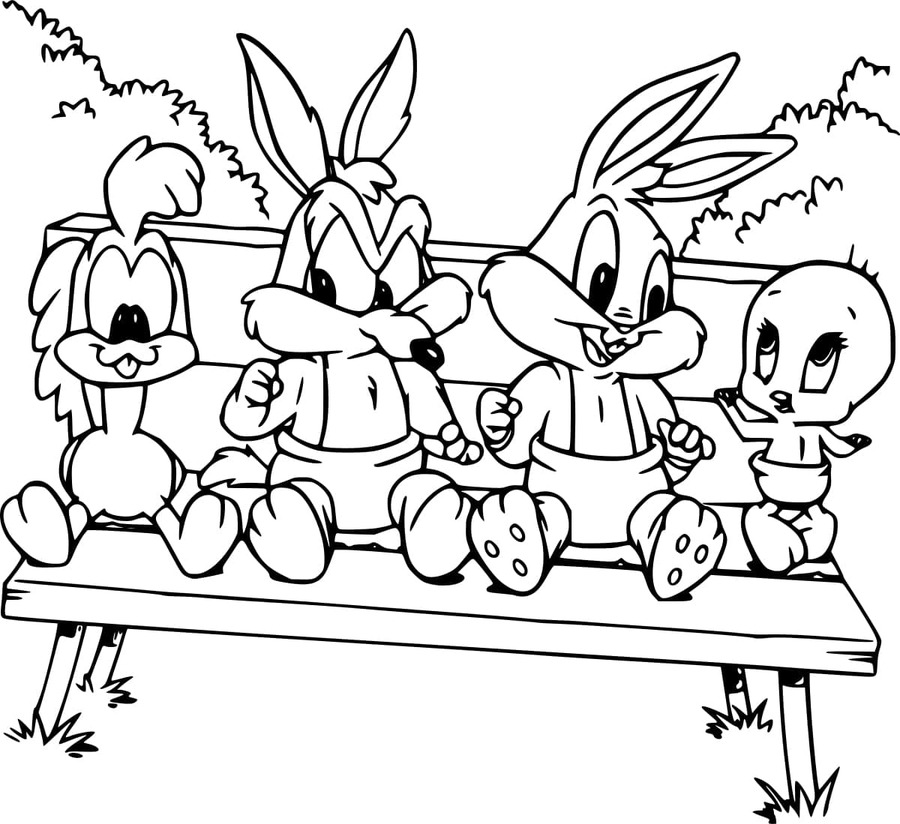 Baby Looney Tunes ausmalbilder