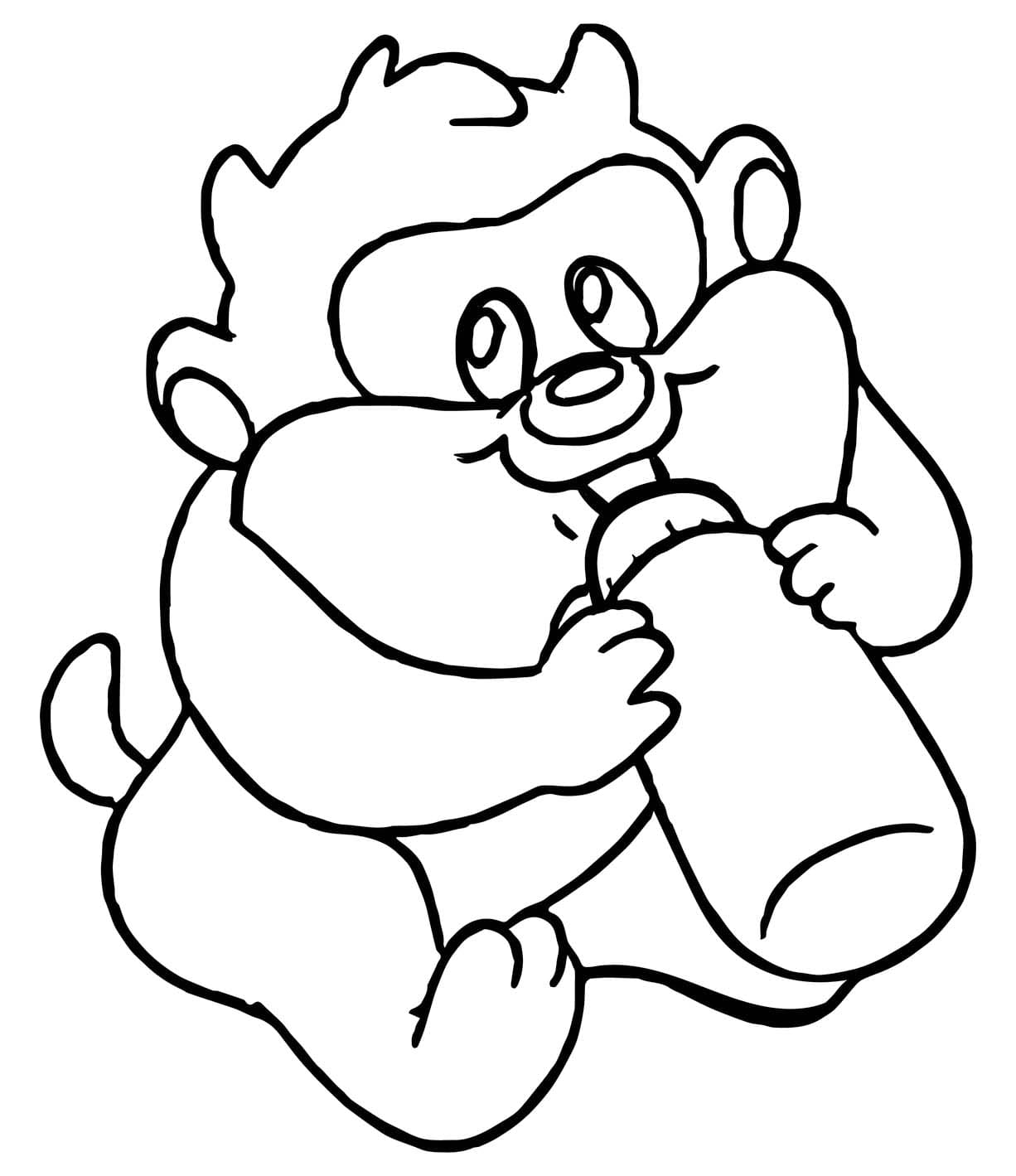 Zeichnen Baby Looney Tunes schlicht