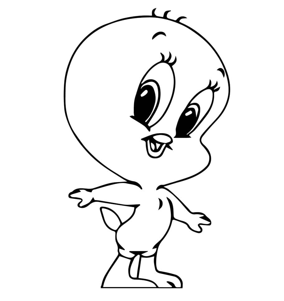 Zeichnen Baby Looney Tunes zum Ausdrucken