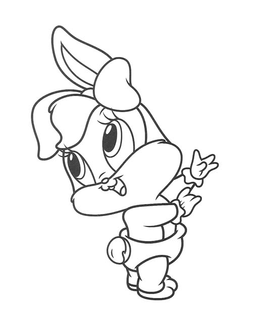 Zeichnen Baby Looney Tunes zum Ausdrucken für Kinder