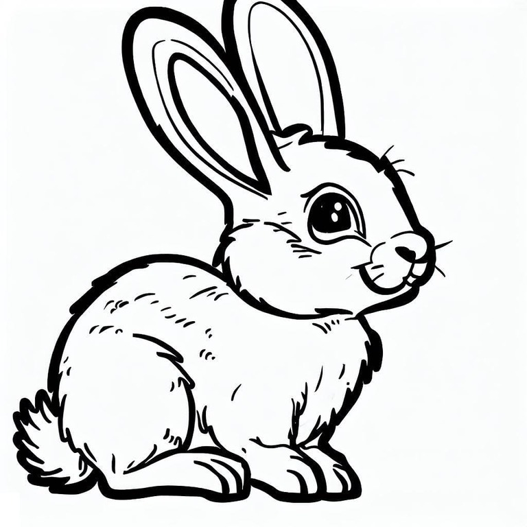 Zeichnen Hase einfach