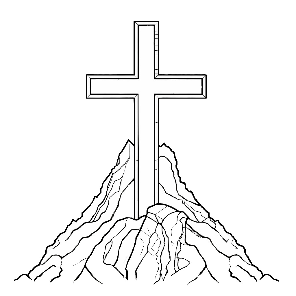 Zeichnen Kreuz einfach