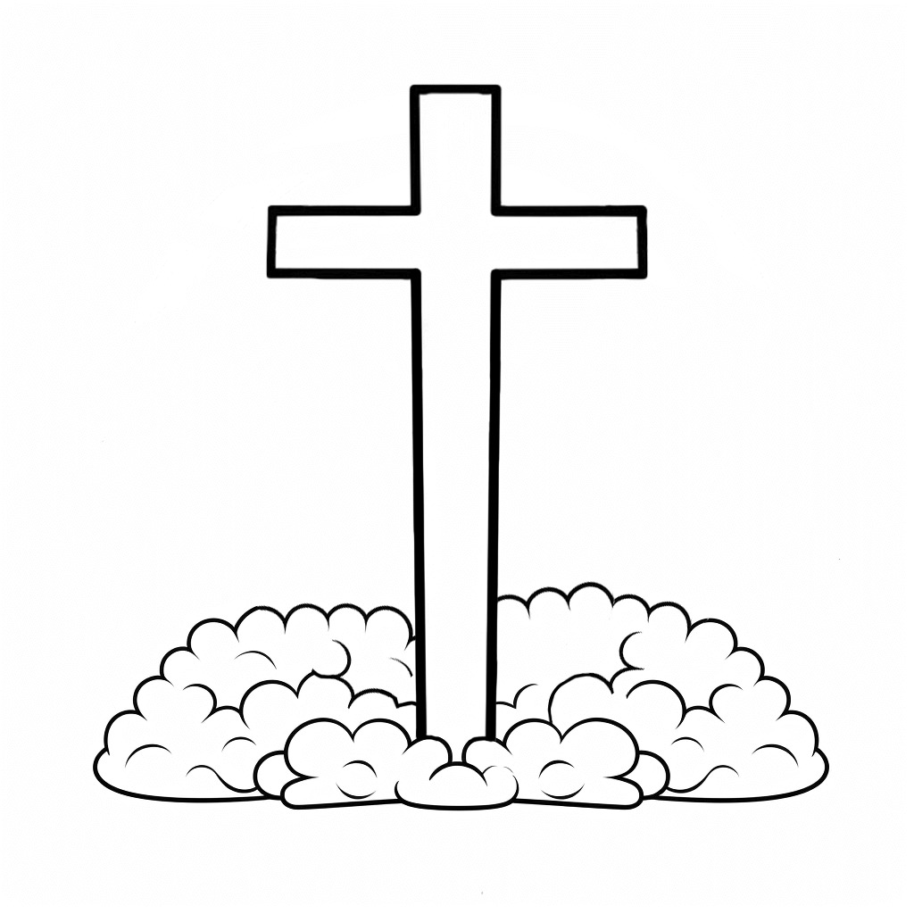 Zeichnen Kreuz schlicht