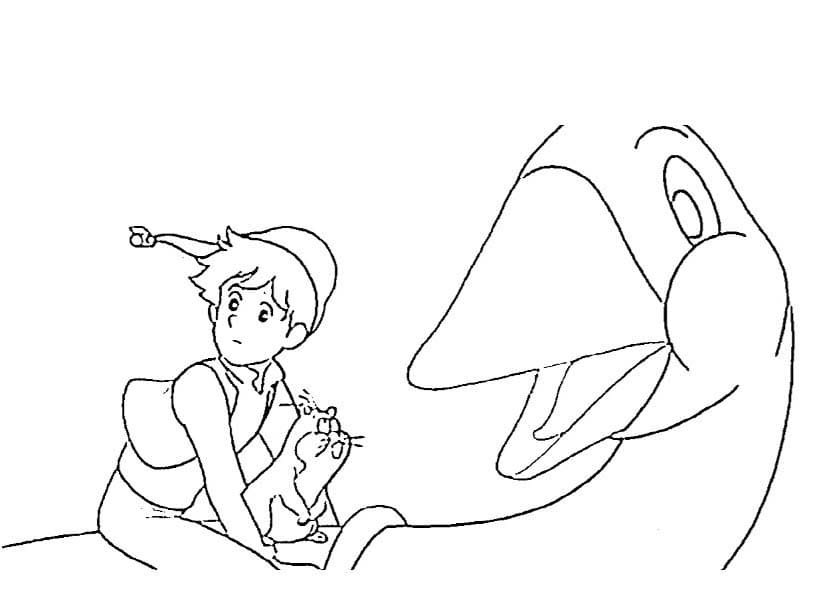 Zeichnen Nils Holgersson 1