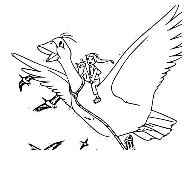 Zeichnen Nils Holgersson 12