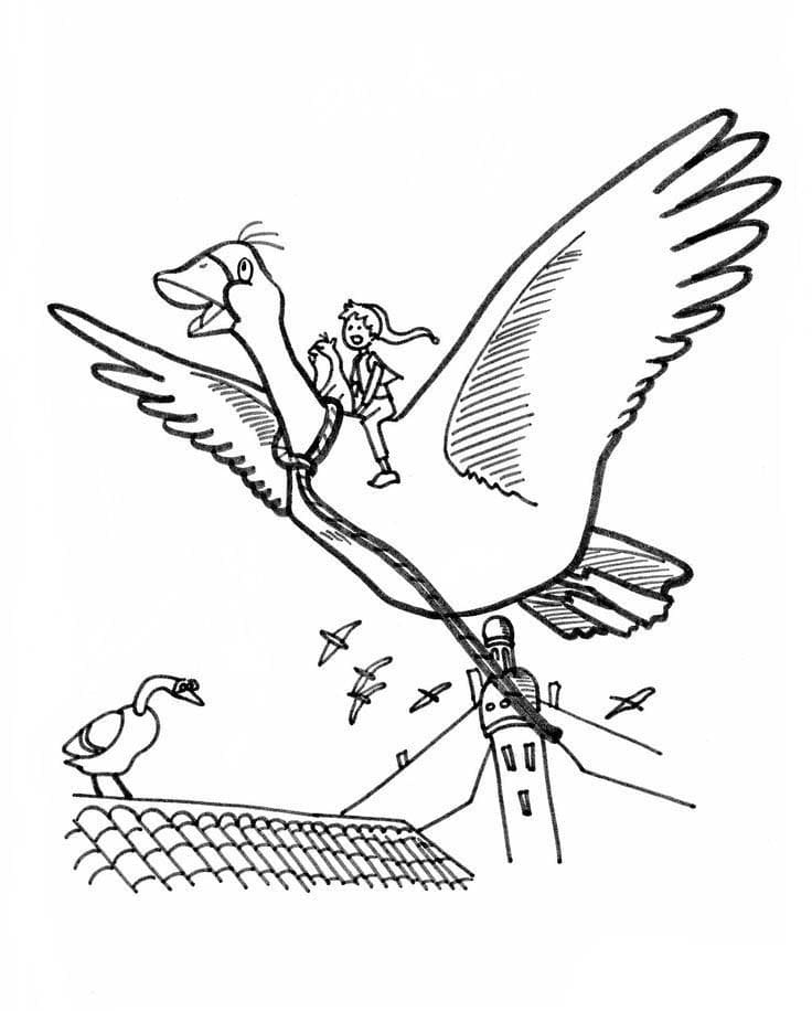 Zeichnen Nils Holgersson 3