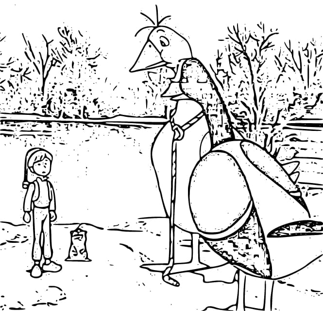 Zeichnen Nils Holgersson 7