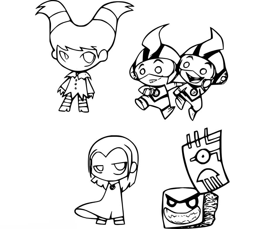 Zeichnen Teen Titans Go 5