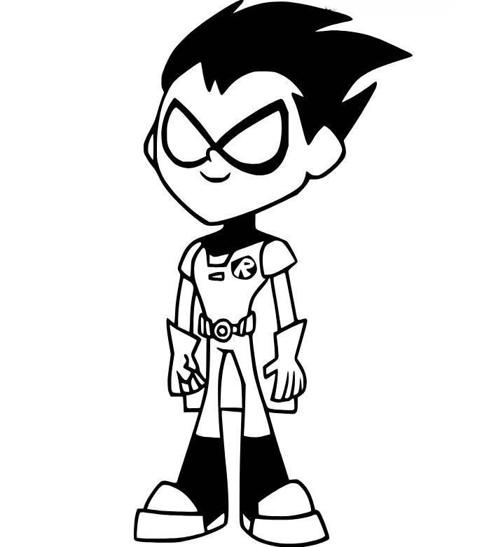 Zeichnen Teen Titans Go für Kinder