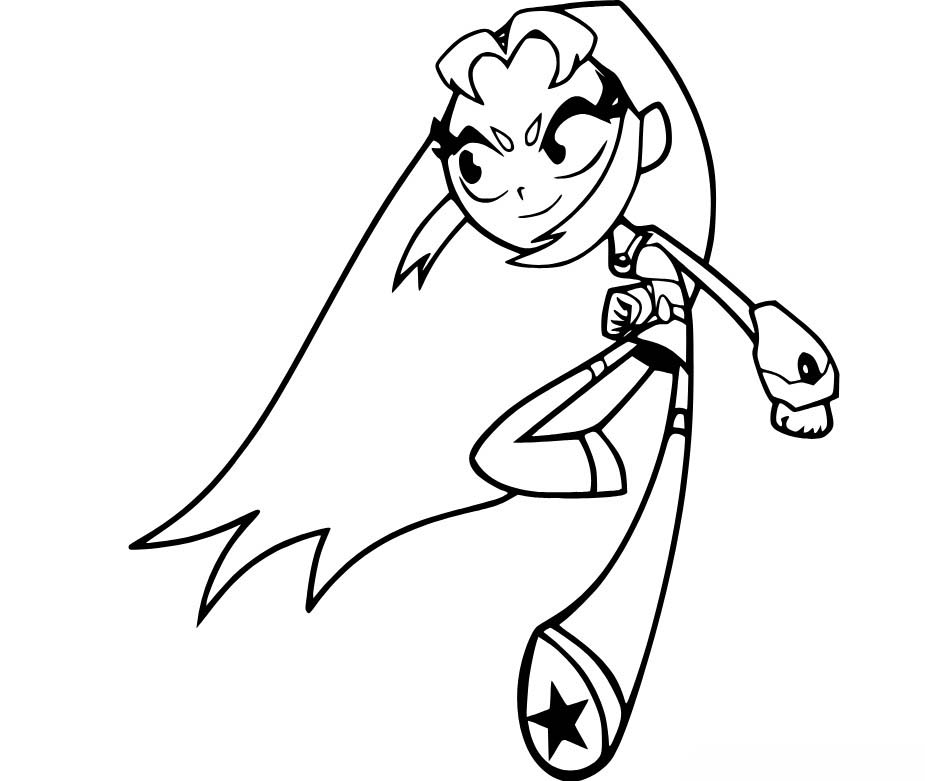 Zeichnen Teen Titans Go kostenlos für Kinder