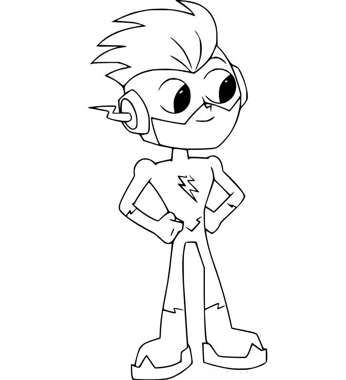 Zeichnen Teen Titans Go kostenlos schlicht