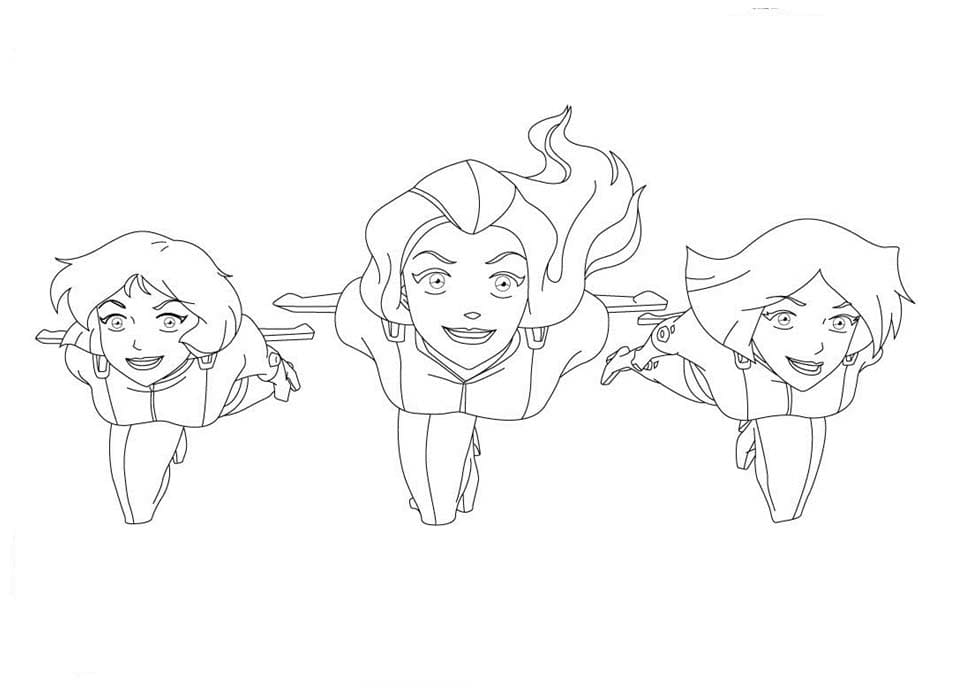 Zeichnen Totally Spies basisch