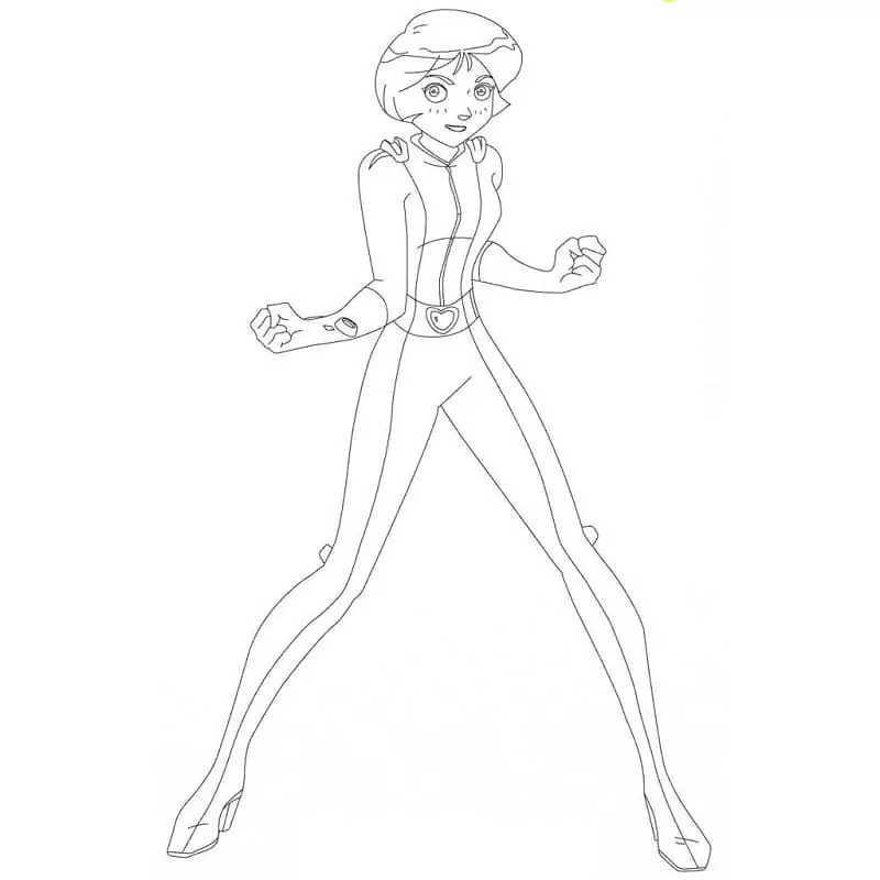 Zeichnen Totally Spies druckbar