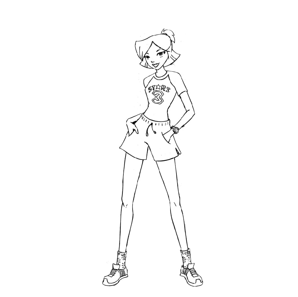 Zeichnen Totally Spies einfach