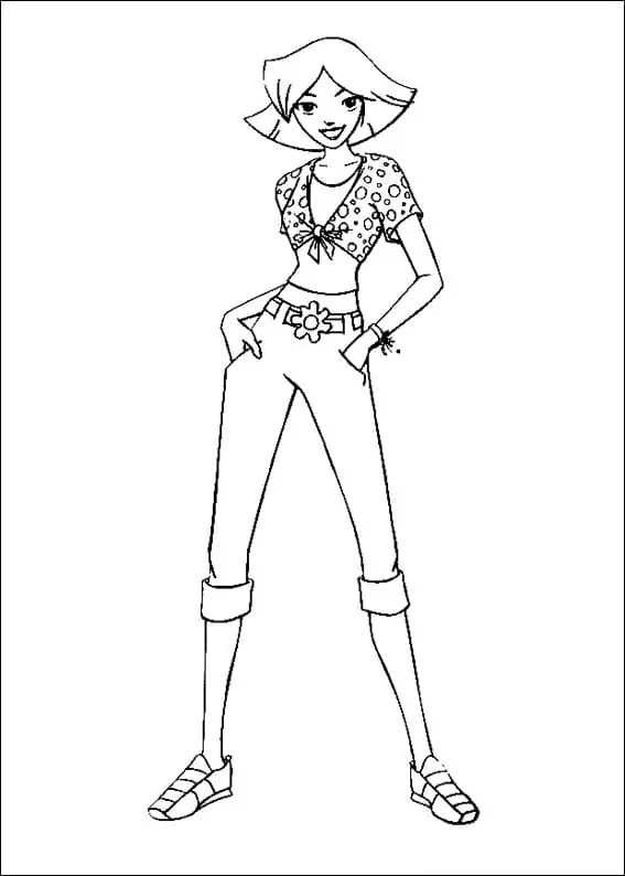 Zeichnen Totally Spies kostenlos