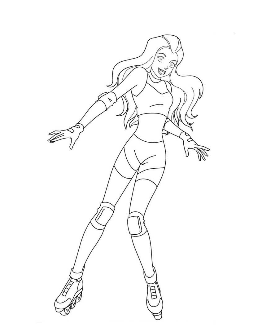 Zeichnen Totally Spies kostenlos basisch