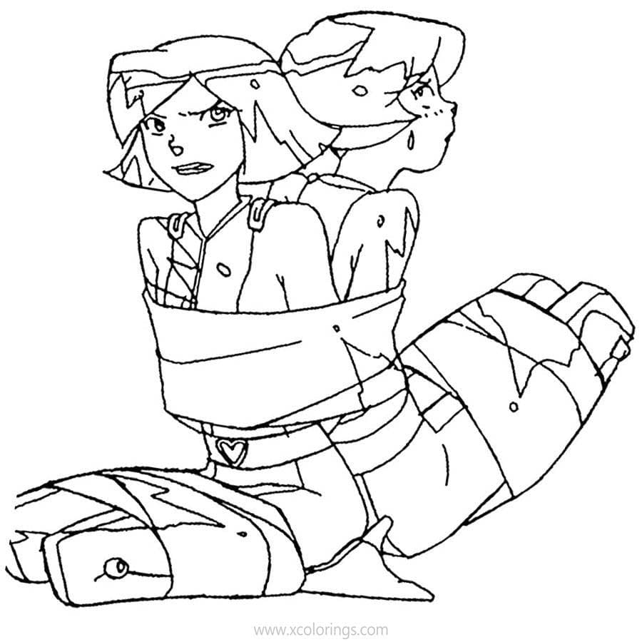 Zeichnen Totally Spies kostenlos druckbar