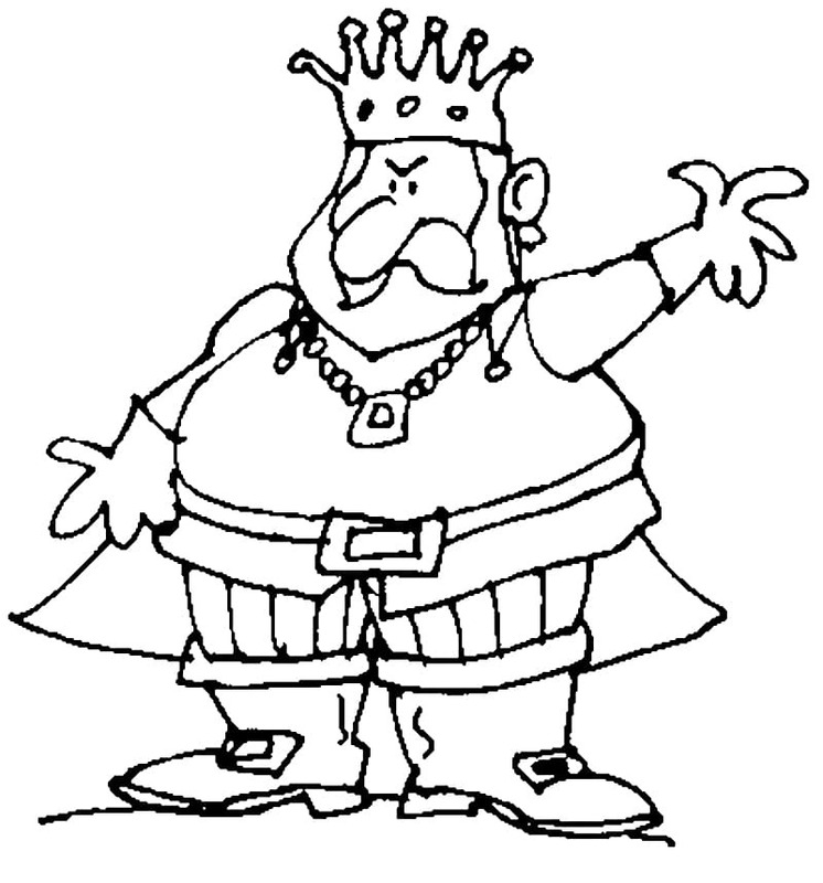 Zeichnen von König druckbar