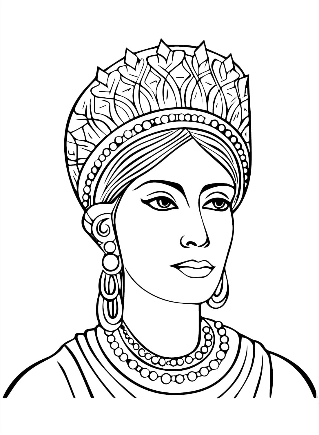 Zeichnen von Königin kostenlos einfach