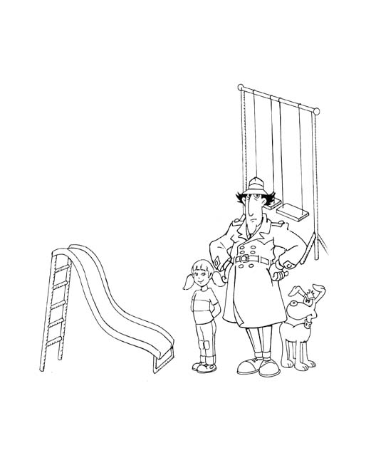 Zeichnung von Inspector Gadget 5