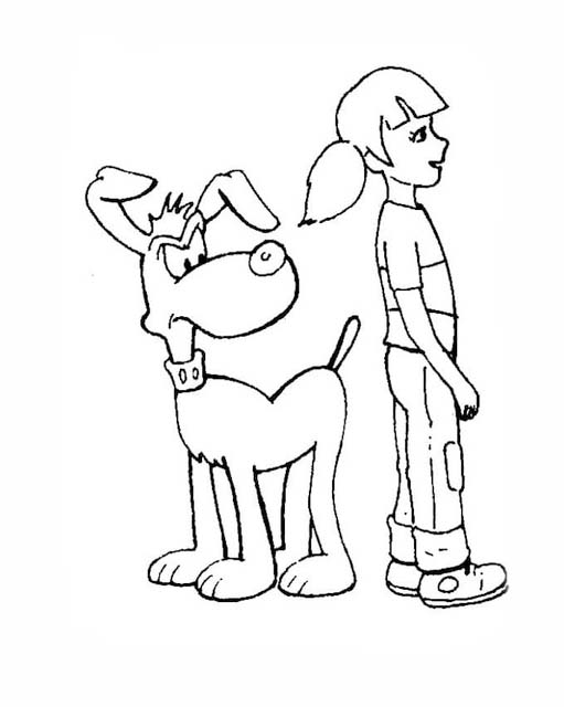 Zeichnung von Inspector Gadget kostenlos für Kinder