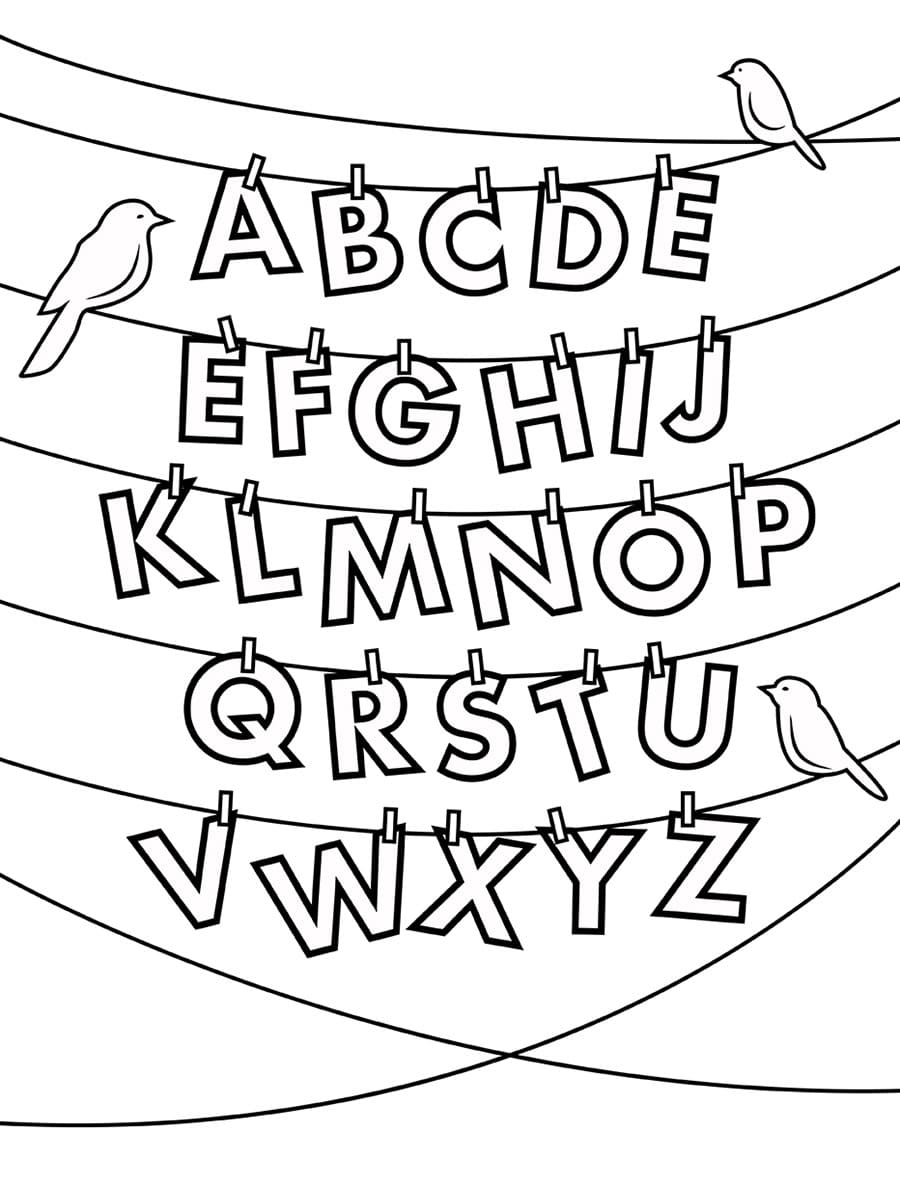 Alphabet zum Ausdrucken