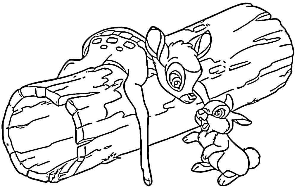 Bambi druckbare schlicht