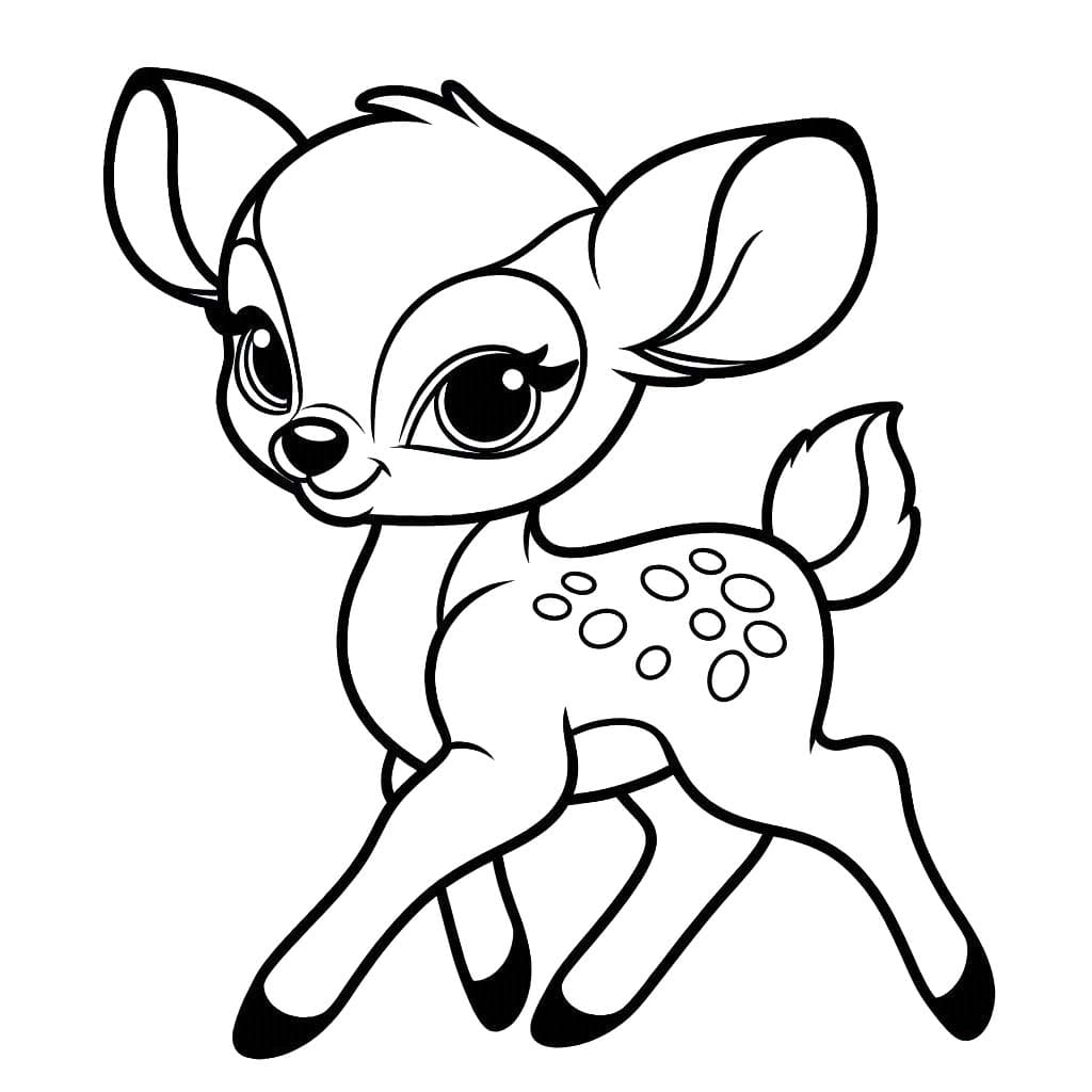 Bambi zum Ausdrucken