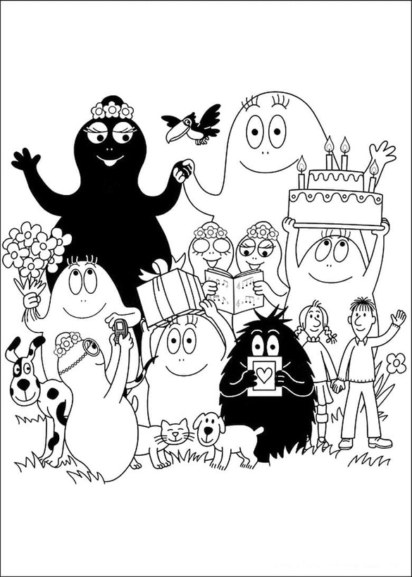 Barbapapa kostenlos einfach