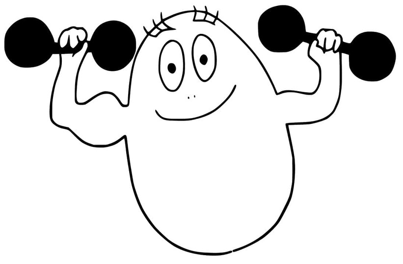 Barbapapa zum Ausdrucken für Kinder