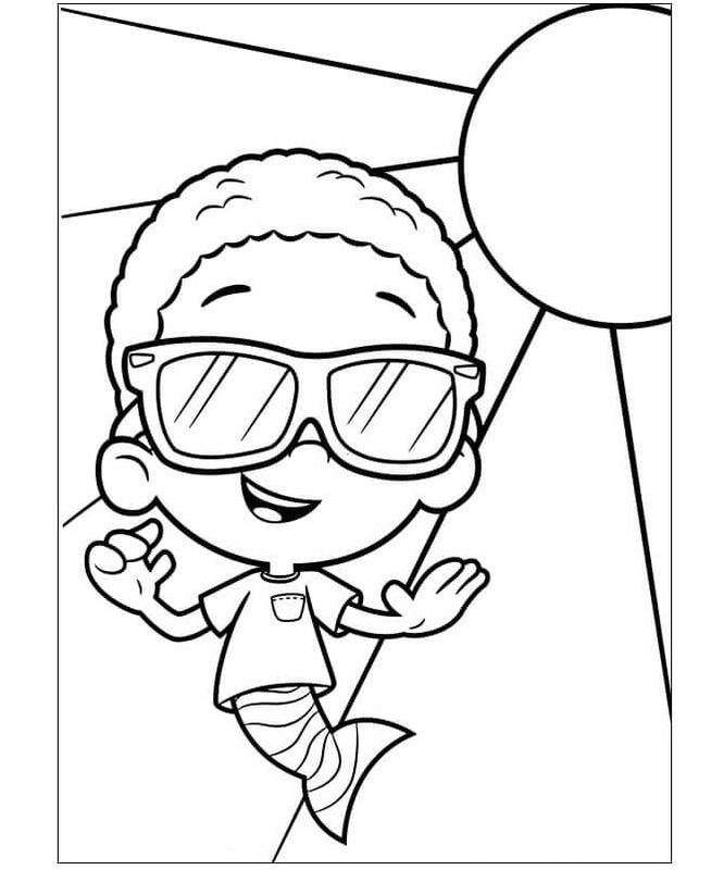 Bubble Guppies druckbare basisch