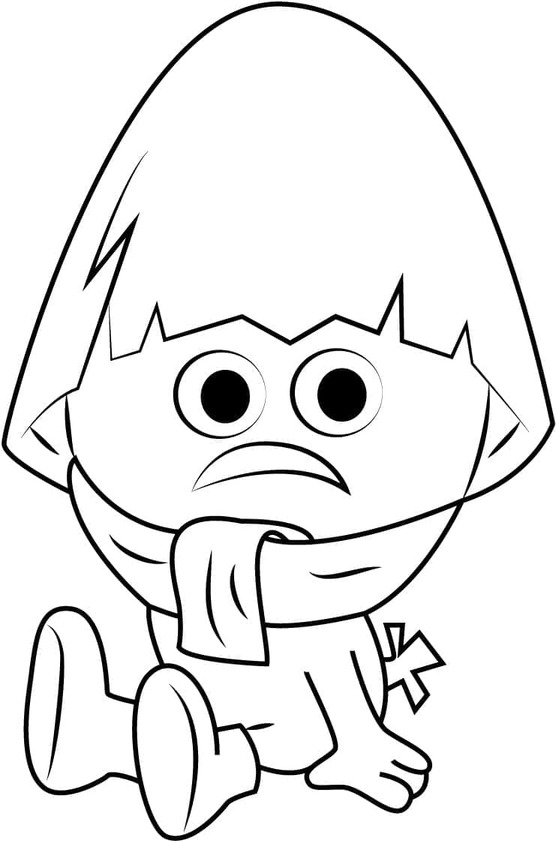 Calimero zum Ausdrucken