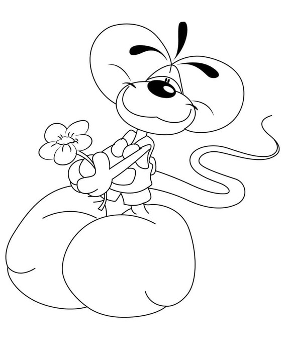 Diddl kostenlos druckbar für Kinder